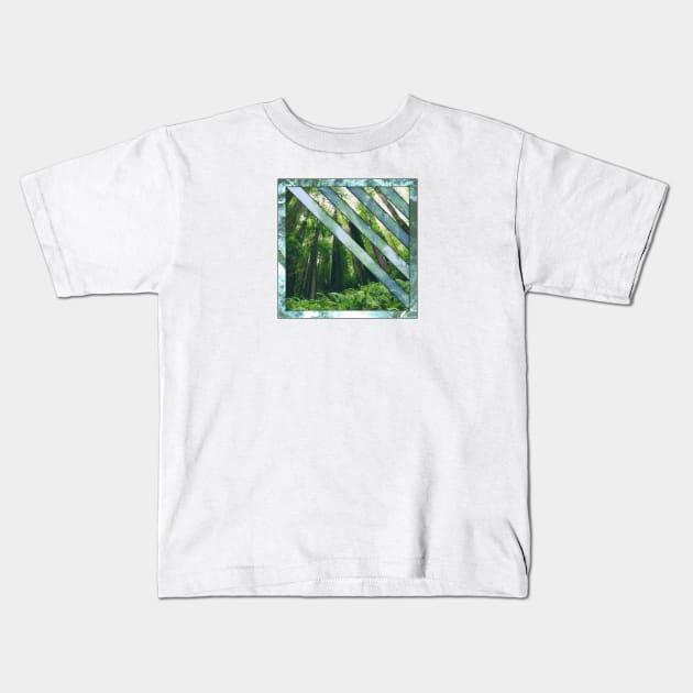 Redwood Tones Kids T-Shirt by Cascadia by Nature Magick